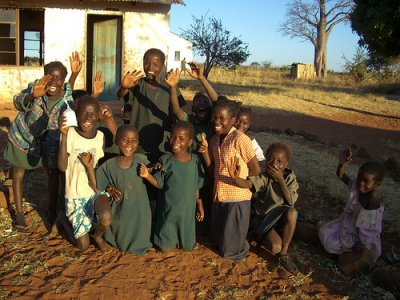 Children at Ngandu