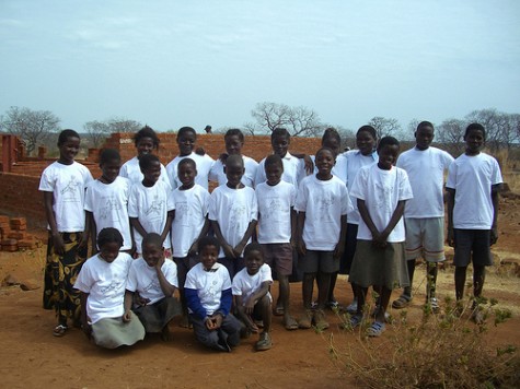 Orphans at Simasimbi Basic School