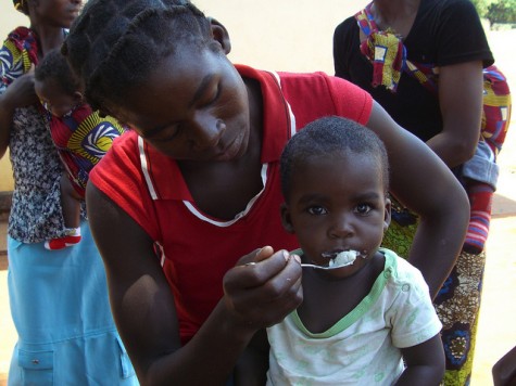 Under fives' feediging program, Mukuni Village