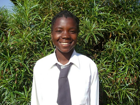 Evelyn Makaya in orphan sponsorship programme Zambia