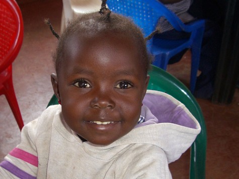 Young girl at Mukuni Pre-school Zambia