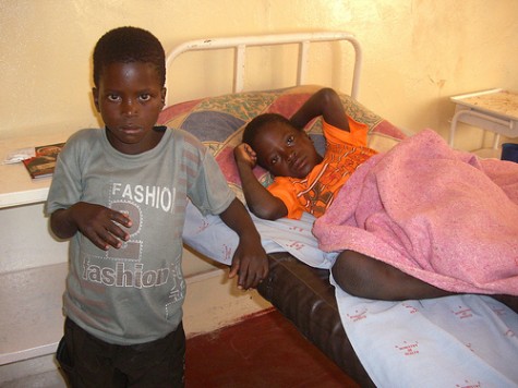 Twin boys from Chibale contract malaria