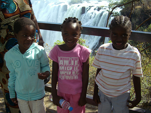 visiting Victoria Falls