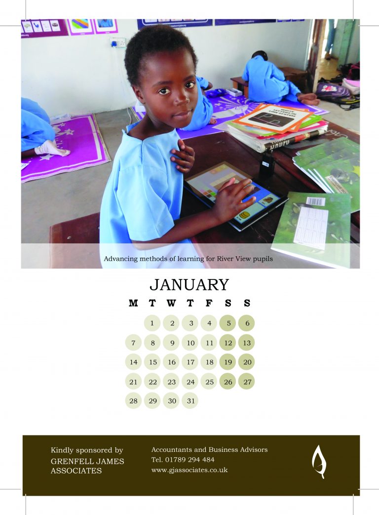 Charity Calendar 2019