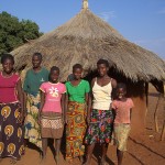 Five orphaned girls living with their grandmother in N’gandu Village