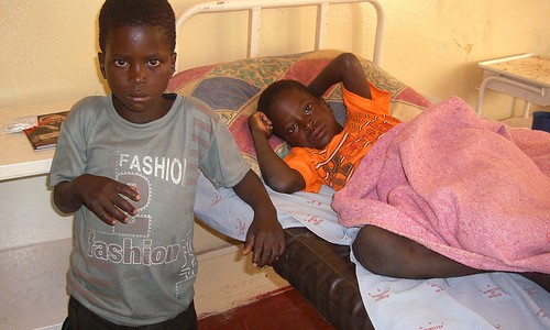 TWIN BOYS FROM CHIBALE CONTRACT MALARIA