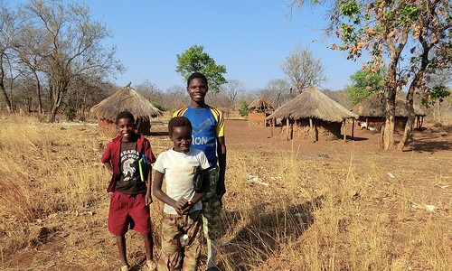 Zambia rural village